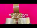 How to make sellotape. Nisha creations