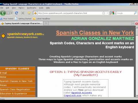 Typing Spanish Letters & Symbols in Microsoft Word Typing Spanish Letters & Symbols in Microsoft Word