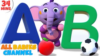 ABC Phonics Song for Kids | Educational Nursery Rhymes & more | All Babies Channel