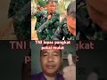 TNI lepas pangkat pakai mulut