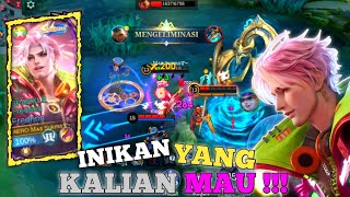 FREDRINN GAMEPLAY JUNGLE❕FREDRINN SAMBO CURI LORD MUSUH AUTO PANIK - MOBILE LEGENDS BANG BANG