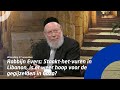 Rabbijn Evers; Staakt-het-vuren in Libanon, is er weer hoop voor de gegijzelden in Gaza?