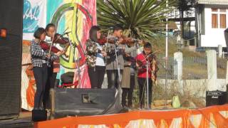 Mirik school of music performs at lakeside festival