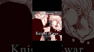 Lancelot vs Arthur |#fourknightsoftheapocalypse #manga #edit |