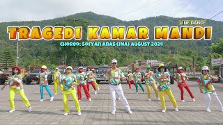 Tragedi Kamar Mandi - Line Dance // Choreo: Sofyan Anas (INA) August 2024 // Demo: LD Melva Balemong