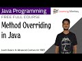 Method Overriding in Java || Lesson 42 || Java Programming || Learning Monkey ||
