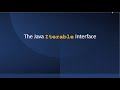 Using the Iterable Interface in Java