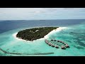 Full Island view Coco Palm Dhuni Kolhu DJI Gopro Water & beach bungalow / Diving