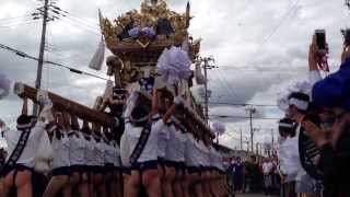 2013.魚吹八幡 御旅所 丁の直角チョーサ