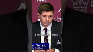 Steven Gerrard emotionally speaking about his time at Rangers and why he left