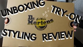 Dr Martens 1460s Pascal Shoe unboxing | Try-on | How I style my Doc Martens