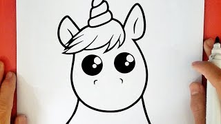 HOW TO DRAW A CUTE UNICORN