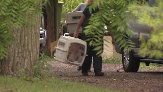 Humane agents serve warrants at southwest Columbus home