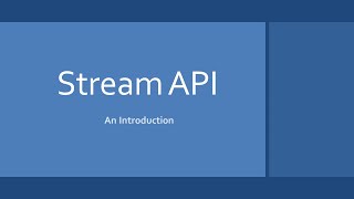 Stream API - Java 8 - An Introduction - Devsena Mishra