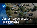 EU-Kommissionspräsidentin von der Leyen besucht Hochwassergebiete