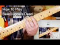 'Bela Lugosi's Dead' Bauhaus Guitar & Bass Lesson