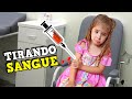 LEVAMOS A MANUELA PARA TIRAR SANGUE ! ELA CHOROU! Rotina da Família Rocha