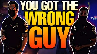 COPS STOP & ID THE WRONG GUY! - KNOW YOUR RIGHTS