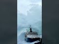 Can This Cruise Ship Survive a Colossal Wave Overhead? #scaryocean #oceanship #ocean