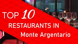 Top 10 best Restaurants in Monte Argentario, Italy