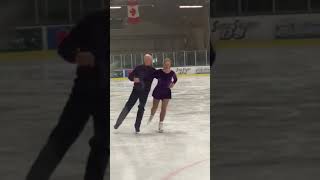 Trish Adult Pre-Bronze Ice Dance Test Fiesta Tango