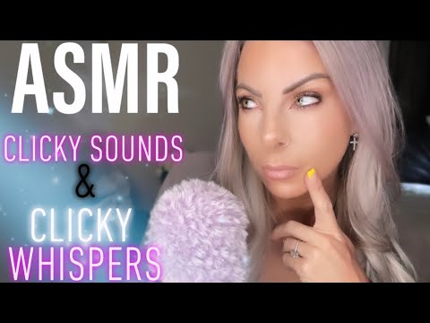 ASMR Clicky Whisper With SOFT Barely There Clicking Sounds | Plucking ...