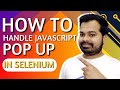 How To Handle Java Script Pop Up in Selenium | Automation Testing Question
