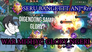 MENGERIKAN ‼️ INIKAH MITHYC GLORY BELUM APA2 UDAH WAR 😱 #mobilelegendsindonesia #mobilelegends #mlbb