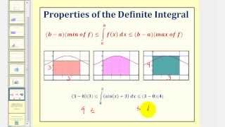 Properties of The Definite Integral