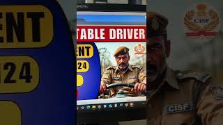 CISF Constable/Driver ✅ CISF 10th pass 📢 CISF TOTAL POST 1124 #cisf #shorts #youtubeshorts