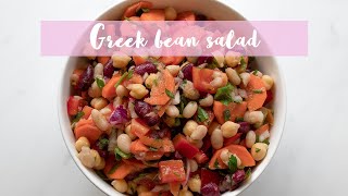 Greek Bean Salad | Recipe Video