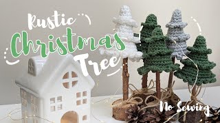 How To Crochet Rustic Christmas Tree |  Christmas Crochet Tutorial