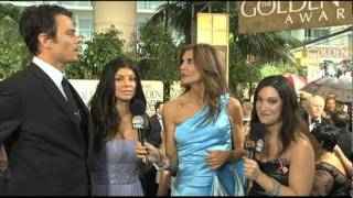 Golden Globes 2010 Red Carpet Fergie & Josh Duhamel