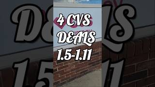 4 EASY CVS DEALS 1.5--1.11  🛒🛍