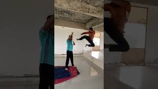 Karate tobi yuko geri kick tile breaking #karate #break #kgf