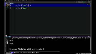 Python Language - Escape Sequences Number Format String Concat Constants