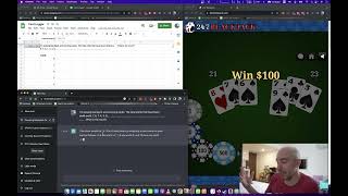 Does Chat GPT work for Blackjack Card Counting and Betting. Does it work? Kind of...