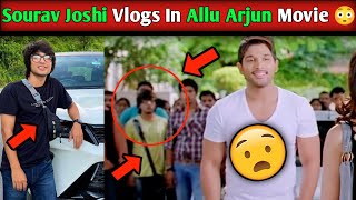 @souravjoshivlogs7028  In Allu Arjun Movie ! Sourav Joshi Vlogs ! Piyush Joshi gaming | Sourav Joshi