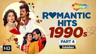 Bollywood 90's Romantic Songs | Vol.4 | Hindi Love Songs(HD) | 90's Hits Video Jukebox