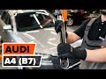 How to change rear shock absorber on AUDI A4 (B7) [TUTORIAL AUTODOC]