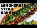 Lemongrass Steak Banh Mi Recipe (Vietnamese Steak Sandwich Recipe) // 베트남 스테이크 반미 샌드위치 만들기