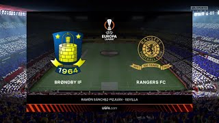 ⚽ Brondby vs Rangers ⚽ | UEFA Europa League (04/11/2021) | Fifa 22
