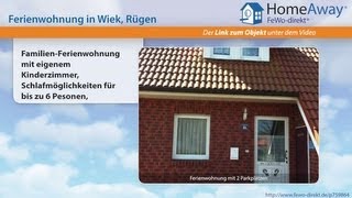 Ferienort auf Rügen: Familien-Ferienwohnung mit eigenem Kinderzimmer - FeWo-direkt.de Video