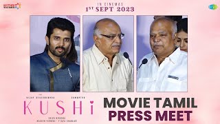Kushi Movie Tamil Press Meet | Vijay Deverakonda | Samantha | Shiva Nirvana | Hesham Abdul Wahab
