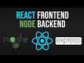 How to Create a React Frontend + Express/Node Backend Project