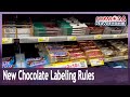 New chocolate labeling rules to enter effect Jan. 1