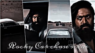 Rocky Car chase scene💥 | Kgf chapter 2🥀| efx status🔥| Rocky Car chase😈Fighting🤬scene| KGF 2 status