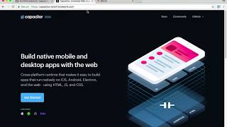 Ionic Capacitor - Publish Angular 6.0 ,Web to Android iOS PWA Electron Desktop Apps
