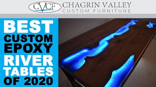 The Best Custom Epoxy Resin River Tables [2020 Compilation]