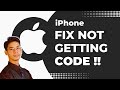 How to Fix Not Getting Verification Code iPhone !